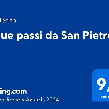 Alojamento de Acomodação e Pequeno-almoço A Due Passi Da San Pietro *